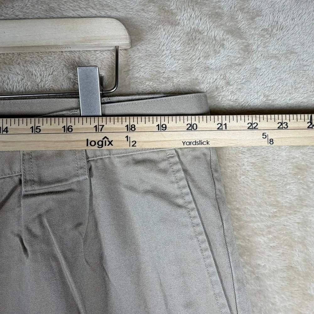 Orvis Sporting Traditions Men 42 Khaki Cotton Twill Cargo Pants‎ Reinforced Seat